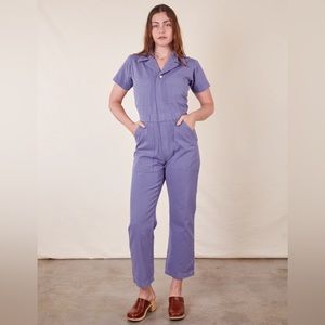 Big Bud Press Short Sleeve Grape Jumpsuit